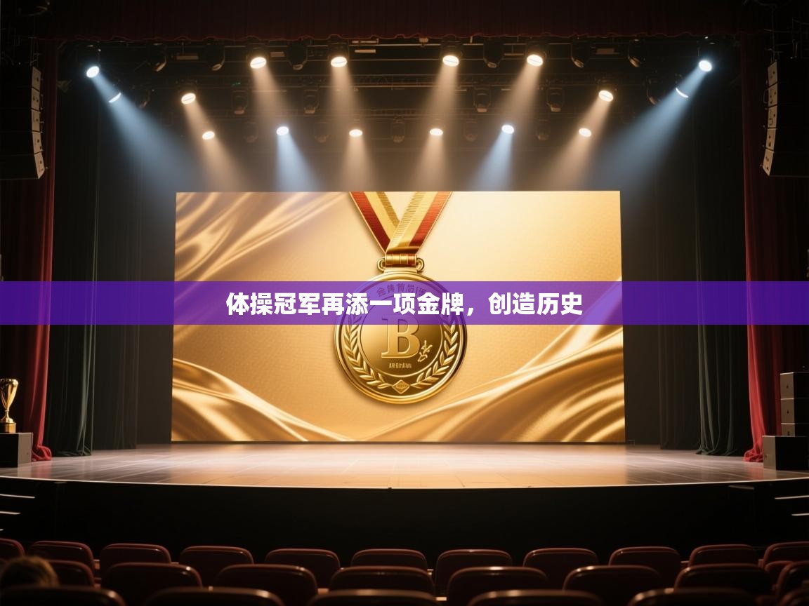 体操冠军再添一项金牌,创造历史 第1张